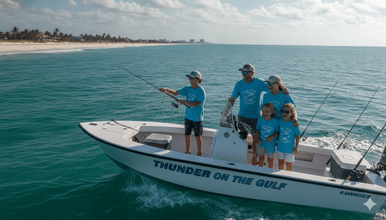 fishing family thunder onthegulf
